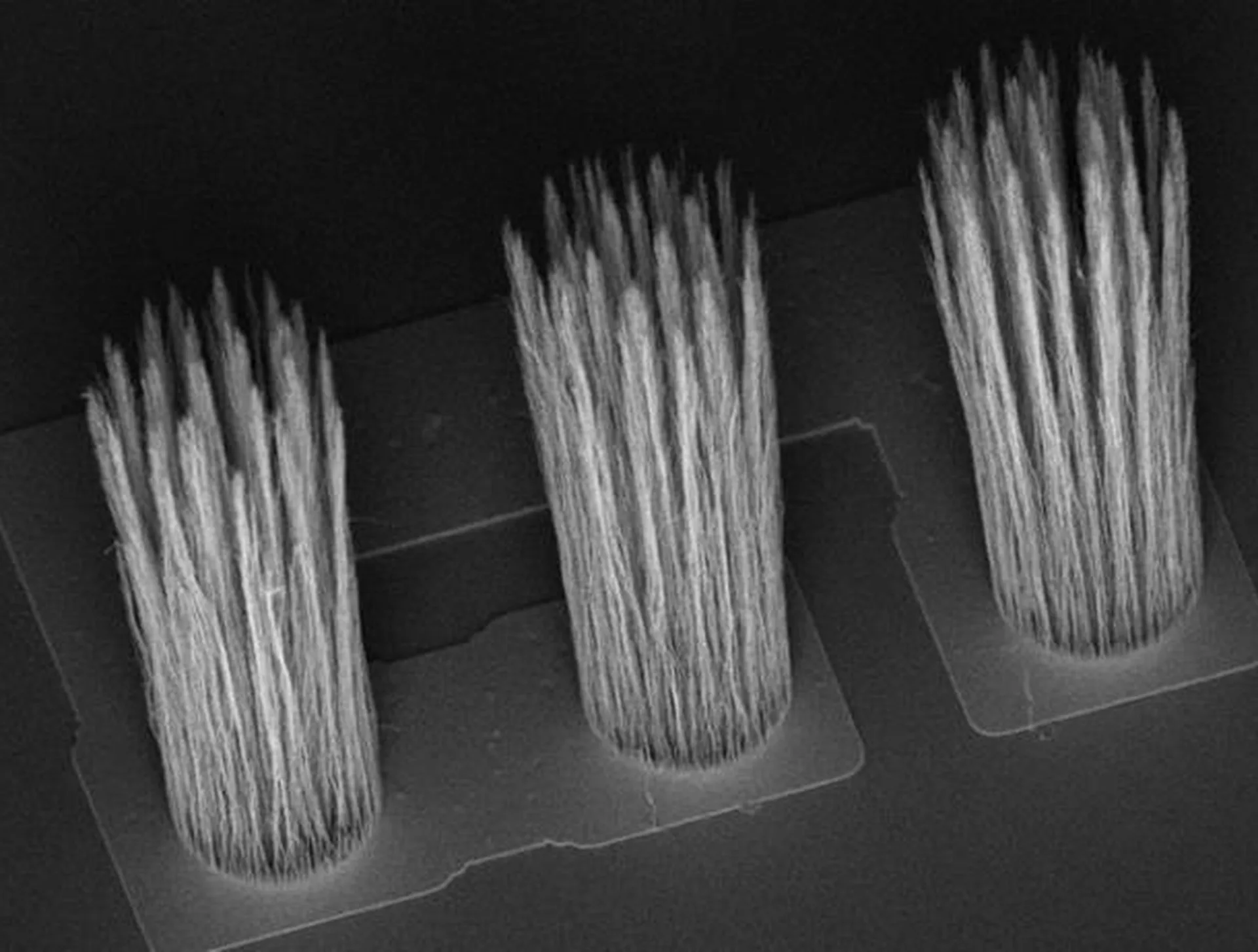 Direct Electrical and Mechanical Characterization of Carbon Nanofibers Turf Using a Probe Card and Nanoindentation