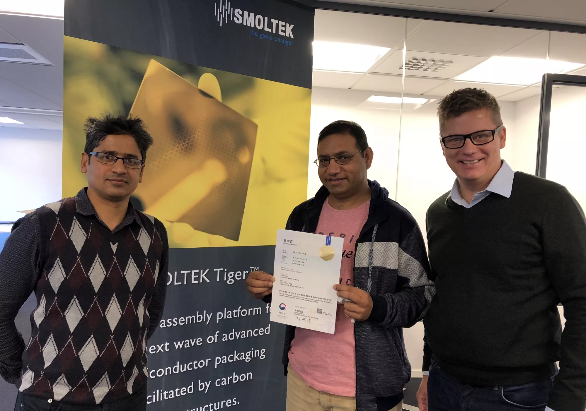 Smoltek celebrates IP milestone
