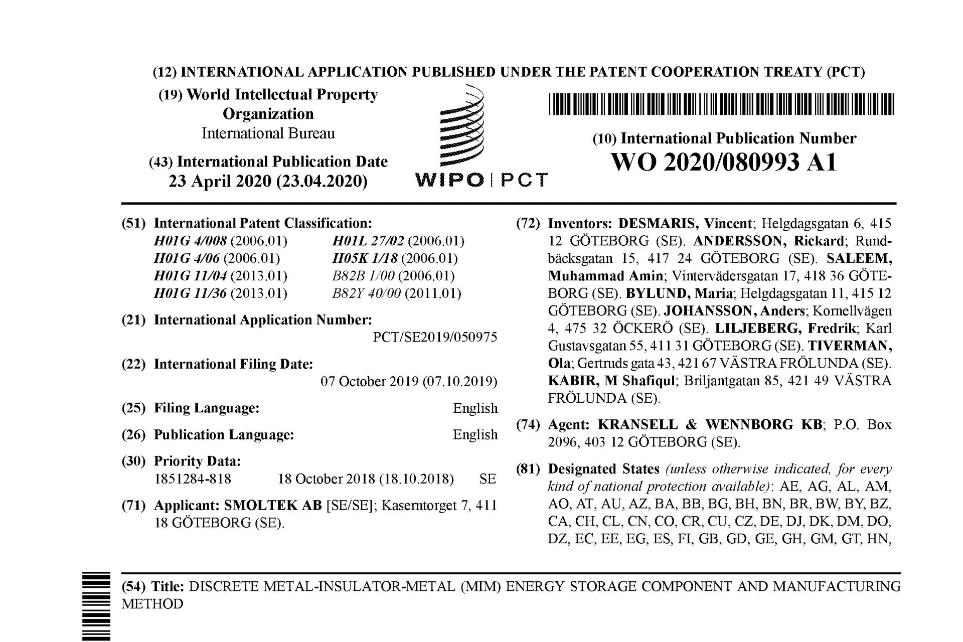 Discrete CNF-MIM