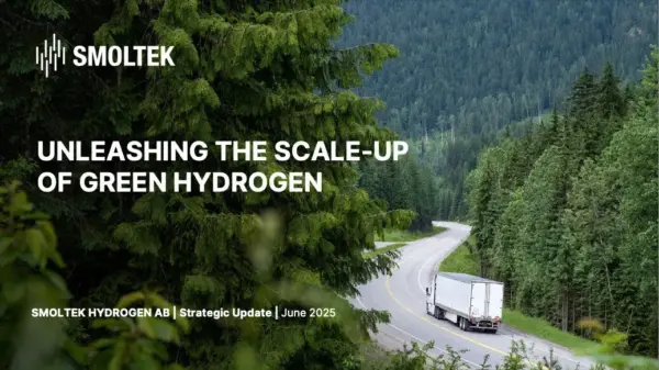 Smoltek hydrogen strategic update 2025