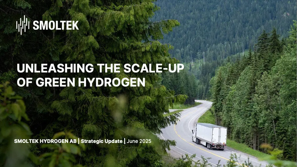 Strategic update for Smoltek Hydrogen