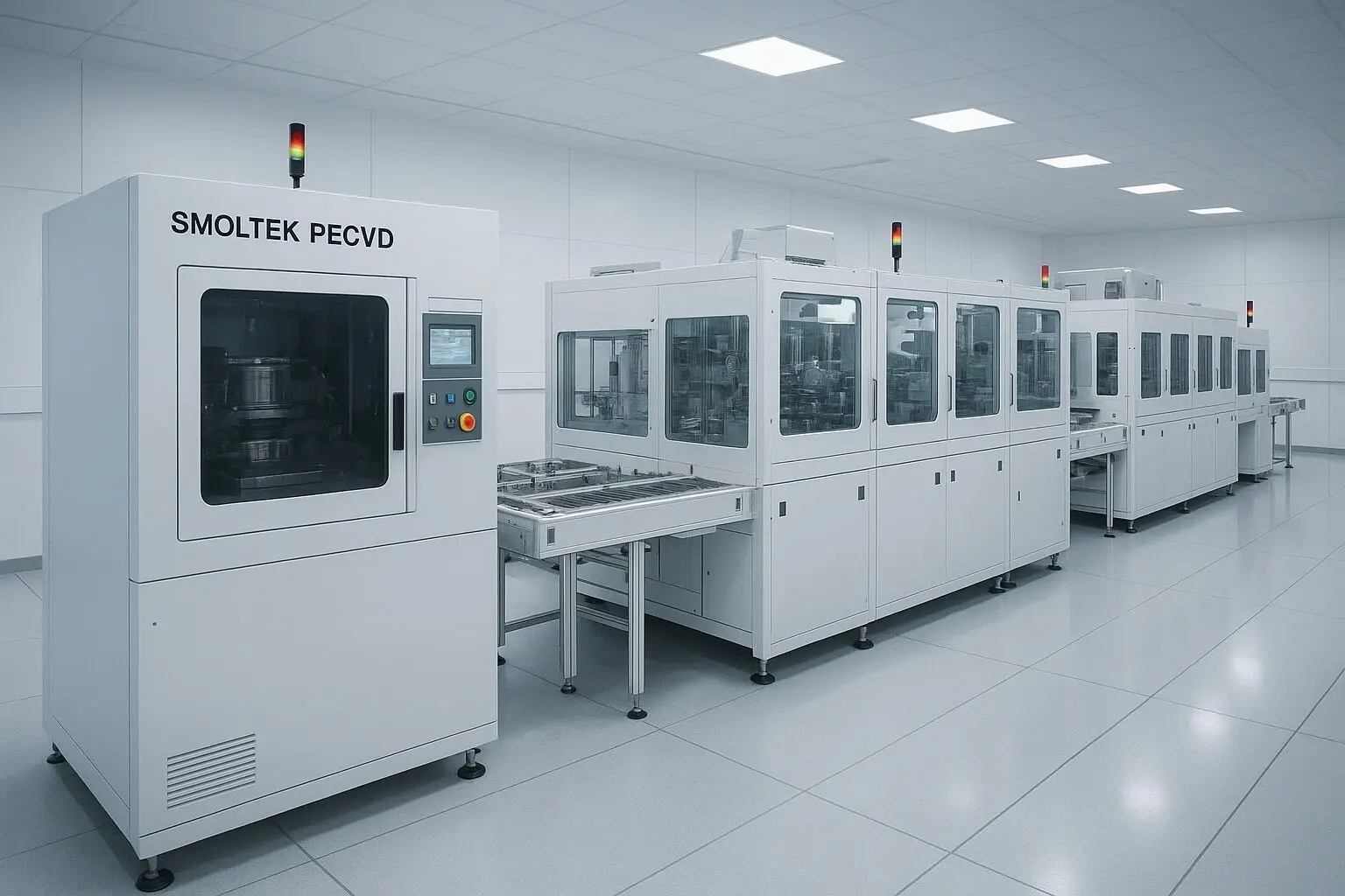 Smoltek Semi Optimizes the PECVD System prior to installation